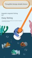 Juguete Educativo De Pesca Magnética Con Dinosaurios Para Niños Juego De Pesca Con Palanca Para Bebés Y Niñas Juguete Inteligente De Color Verde Y Azul - details 4