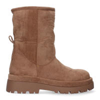 Davinia Shoes Botin con tacon para mujer, comodos, material aterciopelado. Shoes&Blues.es 9583-Camel - details 1