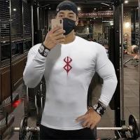Camiseta De Compresión Para Hombre Y2K Rash Guard Quick Dry Fitness Running Gym Sport Rashgard Verano SPF50+ Polyester O-Neck - details 25
