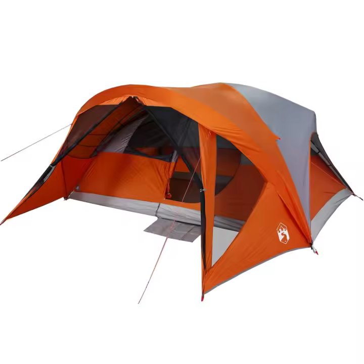 vidaXL Tienda de campaña familiar 6 personas impermeable Color Gris y naranja,  Azul,  Verde y mas - 1