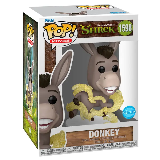 Figura Pop Shrek Asno-Figura de Vinilo Coleccionable - Idea de Regalo- Mercancia Oficial - Juguetes para Niños y Adultos - Movies Fans - Muñeco para Coleccionistas y Exposición - 1