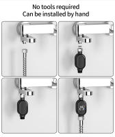 Termómetro De Ducha Inteligente Y Impermeable Con Pantalla De Temperatura Digital Para Grifo Medidor De Temperatura Del Agua Para Bebés - details 7