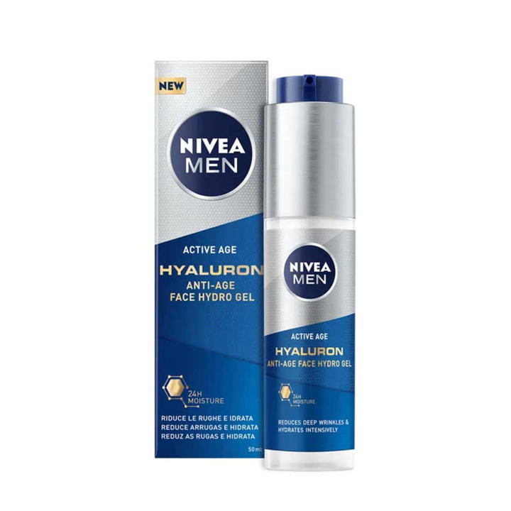 Nivea Men Anti-age Hyaluron Gel Facial Hidratante 50 Ml