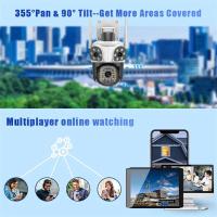 Cámara IP WiFi con Triple lente de 15MP, Zoom 4X, cámara de seguridad inalámbrica para exteriores, protección de seguridad inteligente, cámaras de vigilancia CCTV PTZ - details 6