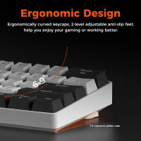 Teclado Mecánico Con Cable DAREU EK861S RGB 61 Teclas Switches Rojos Keycaps ABS N-key Rollover Y Pies Magnéticos - details 4