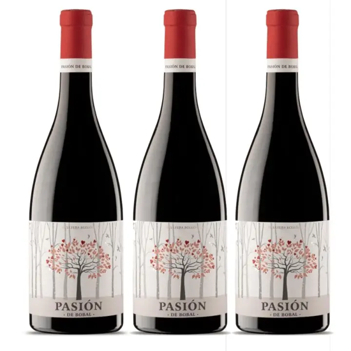 Nuevos Vinos - Pack 3 Pasión de Bobal Tinto 75 Cl Bodegas Sierra Norte - Experiencia Única Enológica - 1