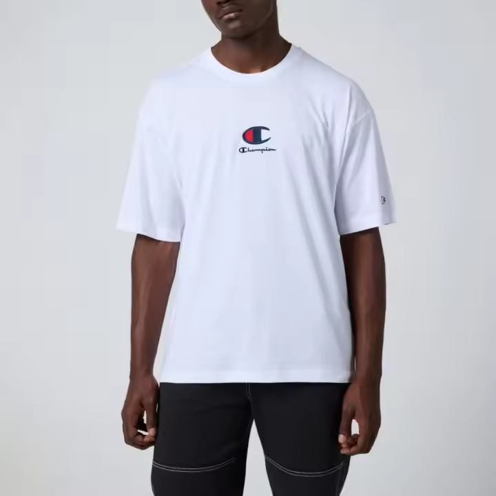 Camiseta de Manga Corta 219847, Marca Champion, Color Blanco, Variedad de talla, Para Hombre - 1