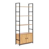 Estantería tipo loft con armario cerrado 58.5x23.5x144cm Estantería tipo loft con mueble cerrado, fabricada con materiales de primera calidad y diseñada siguiendo las últimas tendencias. - details 5