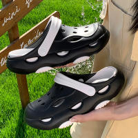 Sandalias De Verano Para Mujer 2024 Antideslizantes Para Interior Y Exterior Con Suela Gruesa Y Plataforma Estilo Calle EVA Cómodas Para Hombres Talla Un Poco Pequeña Verificación Del Tamaño Del Tienda - details 1