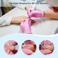 Kit De 10 Piezas De Brocas Para Uñas Eléctricas LULAA Accesorios Para Cutícula Herramientas De Archivo De Uñas Manicura Y Pedicura En Acero Inoxidable - details 8