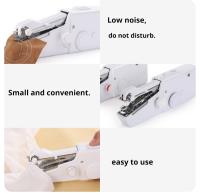 Mini Máquina De Coser Portátil Eléctrica Para Manualidades Y Reparaciones En Ropa Kit De Accesorios Incluido Para Tejidos - details 5