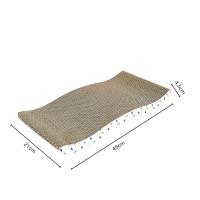 Tablero De Rasguñado Para Gatos De Cartón Duradero Con Níscopia Reversible Para Interiores Matriz De Rasguñado Para Gatos - details 3