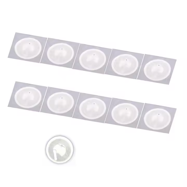 Etiquetas RFID Universal 25mm Blancas Con Protocolo ISO14443A 13.56MHz 10PCS/Lote Compatible Con Todas Las Teléfonos NFC - 1