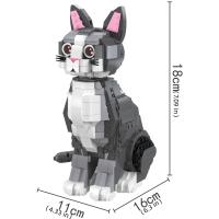 Juego De Construcción 3D De Gato Encantador Para Niños Y Amantes De Los Gatos Regalo Festivo Ideal Juguete Divertido De Montaje - details 3