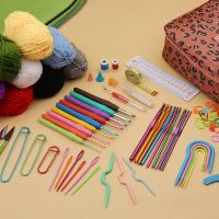 Kit De Tejer KRABALL Con Hilo De Algodón Y Gancho De Crochet Para Tejer Guantes Calcetines Marcadores De Costura Herramienta De Tejer - details 6