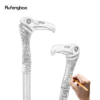Bastón De Moda Elegante Con Cabeza De Águila De Cobre Decorativo Lujo Vintage Aleación Cruzada Con Punta De Goma 93cm Para Hike - details 1
