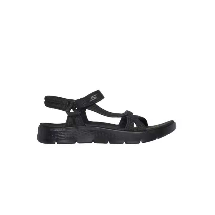 Sandalias Skechers Go Walk Flex Mujer Negro - 1
