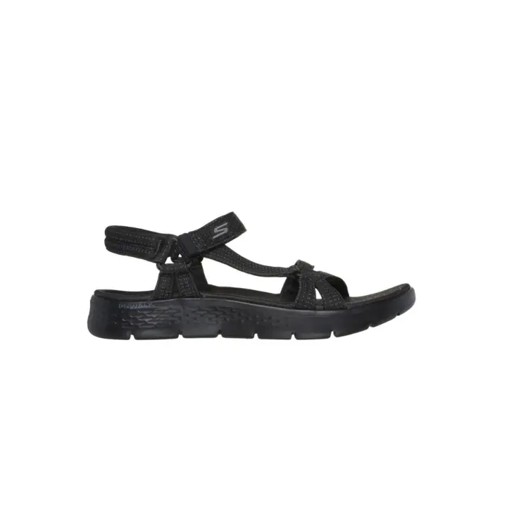 Sandalias Skechers Go Walk Flex Mujer Negro - 1