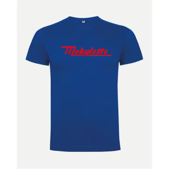 Camiseta roly hombre moto retro mobylette en impresión dtf de máxima calidad y durabilidad - 1