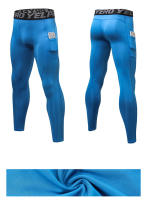 Pantalones De Entrenamiento De Veludo Para Hombre Con Bolsillo Térmicos Estrechos Para Correr En Otoño E Invierno - details 13
