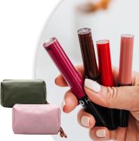 2 piezas pequeñas bolsas de cosméticos impermeables artículos de maquillaje Bolsa de viaje Bolsa de almacenamiento - details 2