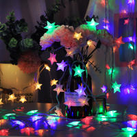 Luces De Estrella LED Para Navidad Y Fiestas 1.5m/3m/6m/10m Cargables Con USB Decoración De Puerta Cortina Luz Fairy Para El Hogar Color Calido Blanco Multicolor - details 4