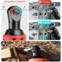 12V/18V Destornillador eléctrico inalámbrico Llave de carraca de ángulo recto 3/8 pulgadas Taladro de impacto Extracción de tornillo Tuerca Herramienta de reparación de coches - details 6