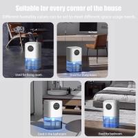 Deshumidificador doméstico, tanque de agua de 51 onzas, Deshumidificador silencioso, adecuado para baño, dormitorio, Autocaravana y encimera de cocina, con función de apagado automático y secado rápido de ropa, Luz LED de 7 colores - details 4
