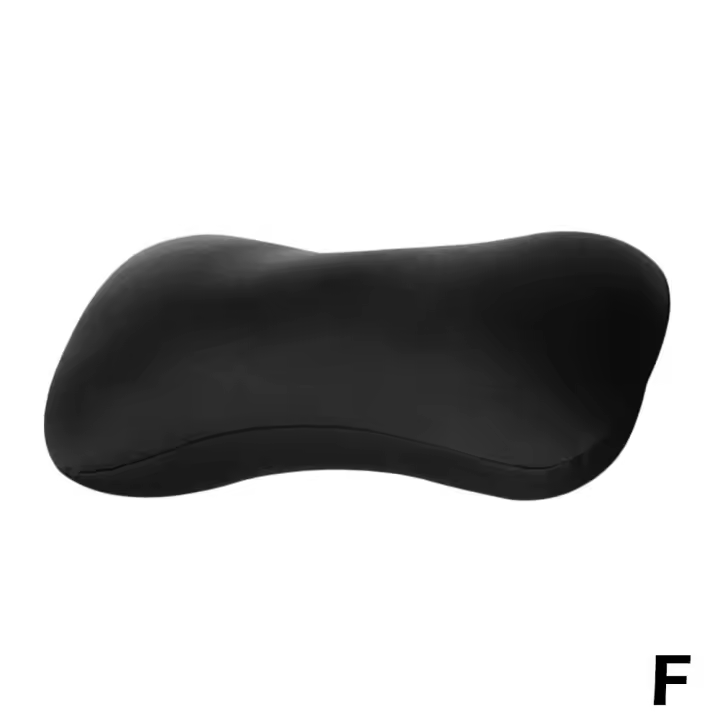 Almohada De Soporte Cervical Para Viaje Y Hogar Con Partículas De Espuma Microbarril Tubo De Bolster Almohada De Cuello Para Descanso Del Sueño - 1