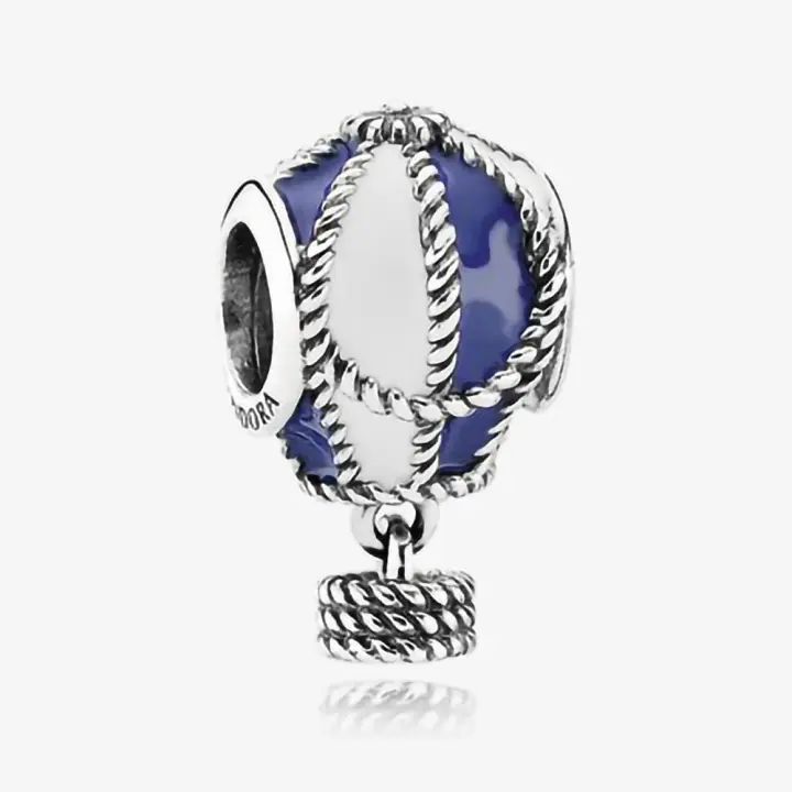 Pandora Charm de Colgante en Plata de Ley Globo Aerostático 791145ENMX，Incluye Caja Original - 1