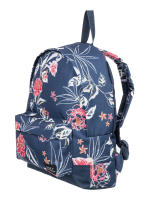 Mochila Roxy Sugar Baby 16L Azul estampadoo floral - 41 cm de alto, 32 cm de ancho, 11 cm de fondo y capacidad para 16 Litros - fabricada con tejido mezcla de poliéster REPREVE™ trazable hecho de botellas de plástico recicladas - details 1