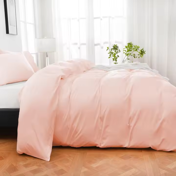 Funda nórdica Rose tamaño Queen, Funda nórdica de microfibra suave y refredante, transpirada y duradera para un sueño comfortable. Aplicable en todas las estaciones. - 1