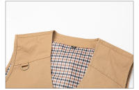 Chaleco De Algodón Grande 8XL Para Hombre Estilo Casual Vestido De Pesca Al Aire Libre Chaqueta De Cintura Alta Para Jóvenes Y Adultos - details 6