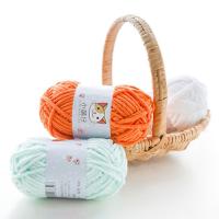 Hilo De Lana Para Tejer DIY Color Claro 50g 1Ply 3.5mm 60M Grueso Para Crochet Suéter Amante De La Bufanda Gorro Edredón - details 10