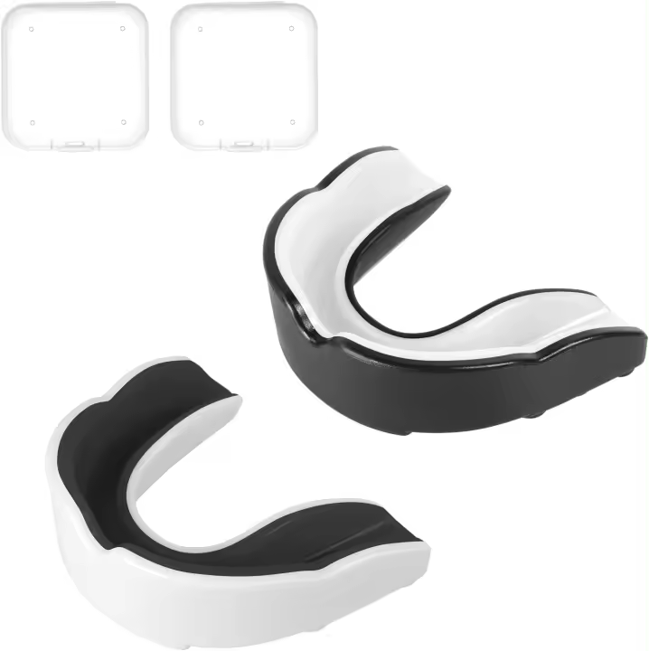 protectores bucales deportivos para adultos con estuche, para rugby, boxeo, artes marciales, hockey, MMA, kárate y taekwondo. - 1
