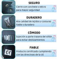 Cinturón de seguridad embarazada. Cinturón de uso obligatorio durante el embarazo, ajustable a cualquier asiento y coche. Complemento Embarazadas Imprescindible - details 1