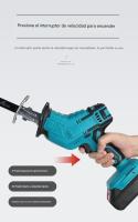 Tecnología Alemana】High Power Lithium Ion Chainsaw - Cordless Reciprocating Saw Handheld Electric Saw Outdoor Cutting Saw Portable Chainsaw Multi-scenario Applicable (Carpentry/Metal/Arbor). - details 5