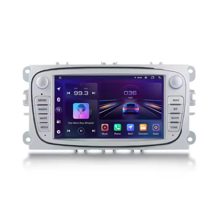 Junsun Radio Multimedia con GPS para coche, Radio con Android 11   7 pulgadas 2DIN para Ford Focus S-max Mondeo Galaxy c-max - 1