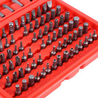 Juego De 100 Piezas De Bitas Hexagonales De Seguridad Torx Destornillador Estrella Triangular Herramienta Multifuncional De Acero Cromo-vanadio Magnético Sin Mango - details 2