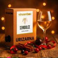 Vino blanco afrutado (Semidulce) en bag in box 15 litros - Vinoenbox.com - Urizarna - details 1