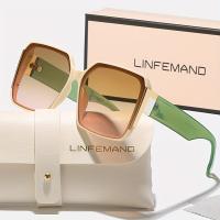 LINFEMAND Gafas De Sol Para Mujer Con Marco Grande Protección UV400 Ideal Para Fiestas De Verano Y Regalo De Vacaciones - details 8