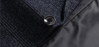 Traje Retro Para Hombre Con Cuadros Alta Calidad Primavera Otoño Moda Casual Elegante Chaqueta Top Con Cierre Único - details 5