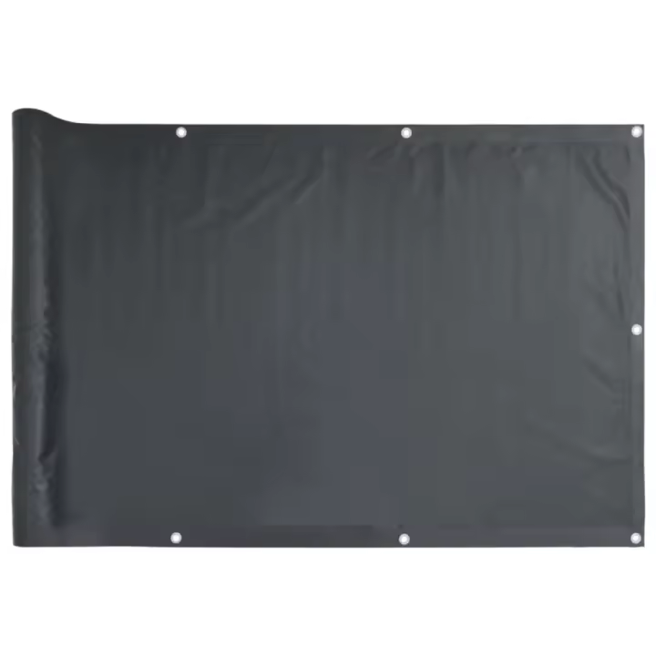 Toldo para Balcón Lona Oxford 90x600 cm gris antracita - 1