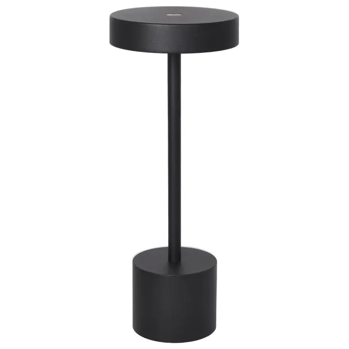 CANDY Lámpara de mesa IP54 1x2W LED 230lm 3000K Al.30xP.11,8cm Negro, con cargador y cable USB - 1