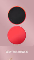 2pcs Disco De Yoga En Color Sólido Equipo De Ejercicio Para Entrenamiento De Coreano Y Modelado Del Cuerpo Pads De Deslizamiento Para Los Pies - details 2