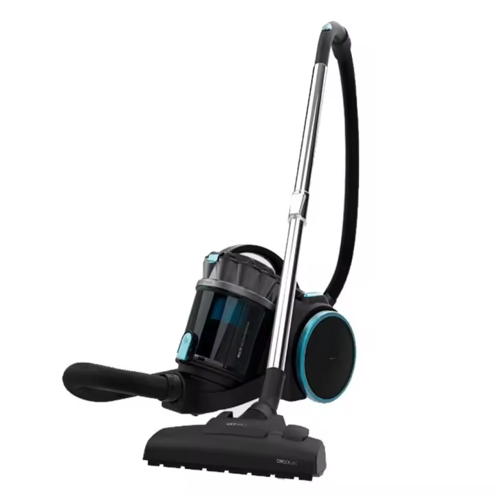 Aspirador sin Bolsa CECOTEC Conga Rockstar  | Hepa, 800W, 20000 Pa, 79dB, 9 m Radio, Multicyclonic XXL Animal, Plus, Negro, Azul - 1