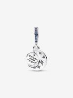 Pandora - Charm Colgante giratorio de Luna Brillante-Plata de Lei - details 1