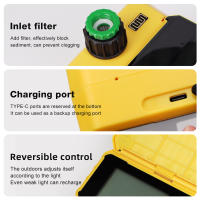Temporizador De Riego Inteligente Solar WIFI Para Jardín Controlador De Válvula De Agua Digital LCD Sistema De Irrigación Automática 1/2 Camino - details 16