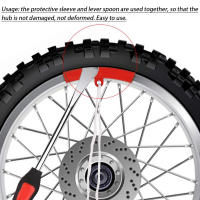 Kit De Herramientas De Reparación De Neumáticos Para Motocicleta 1/2/3Pcs Llaves De Cambio De Neumáticos Protector De Rueda Herramienta Profesional Para Bicicleta De 14.5 Pulgadas - details 3