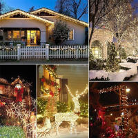 Luces De Cadena De Hadas 100/200 LED Para Navidad Y Bodas Decoración Exterior Impermeables Con Control Remoto Para Árbol Calle Y Fiesta - details 11